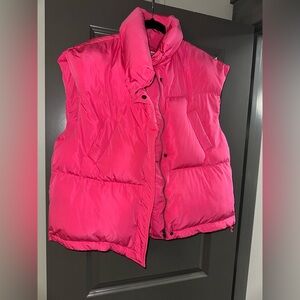 Vibrant Pink Puffer Vest